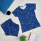 Women summer pajama set Space t-shirt + shorts